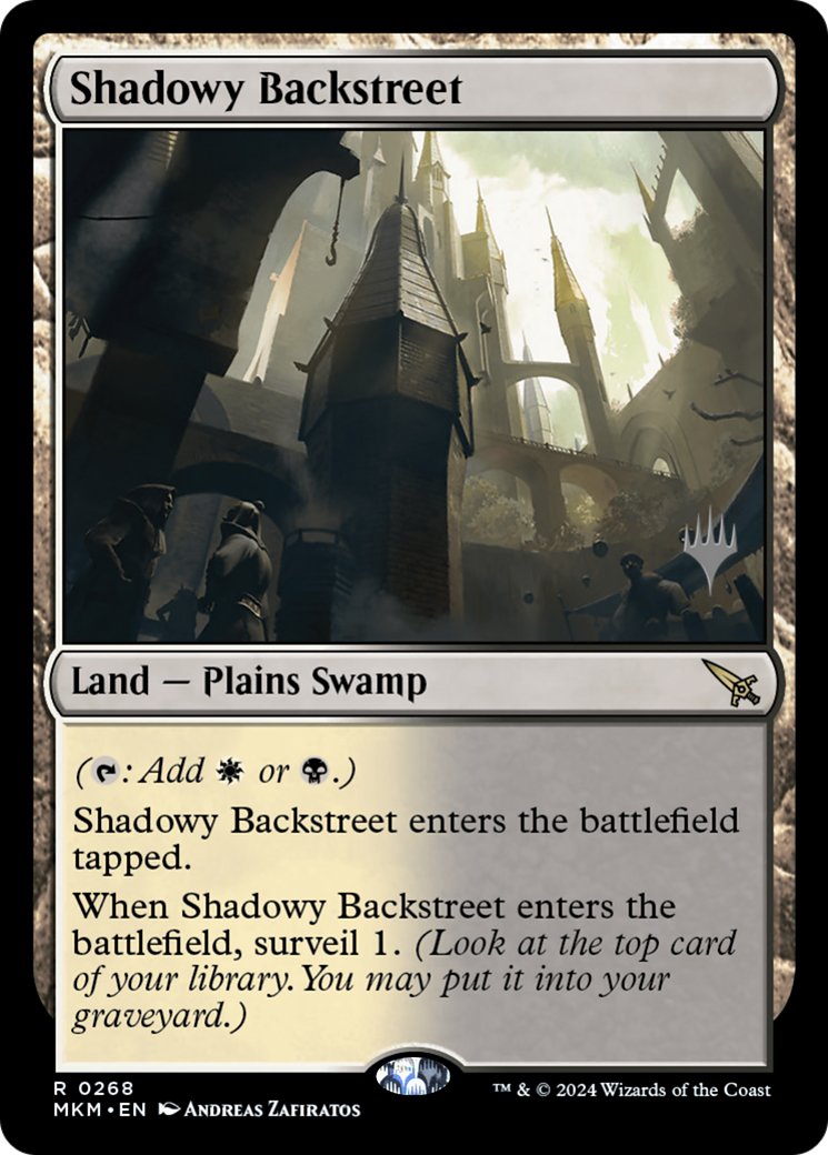 Shadowy Backstreet (Promo Pack) [Murders at Karlov Manor Promos] - The Mythic Store | 24h Order Processing