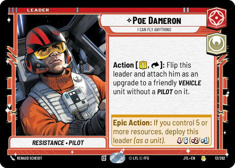 Poe Dameron - I Can Fly Anything (013/262) (013/257) [Jump to Lightspeed] - The Mythic Store | 24h Order Processing