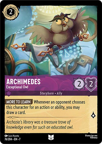Archimedes - Exceptional Owl (76/204) [Archazia's Island] - The Mythic Store | 24h Order Processing