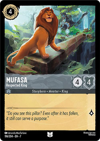 Mufasa - Respected King (196/204) [Archazia's Island] - The Mythic Store | 24h Order Processing