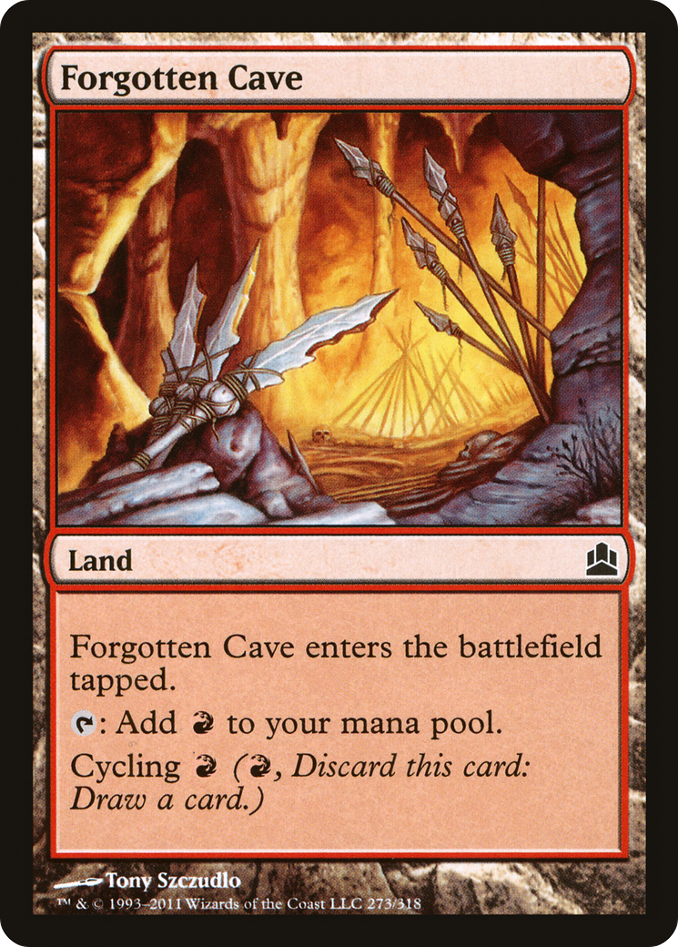 Forgotten Cave [Commander 2011] - The Mythic Store | 24h Order Processing