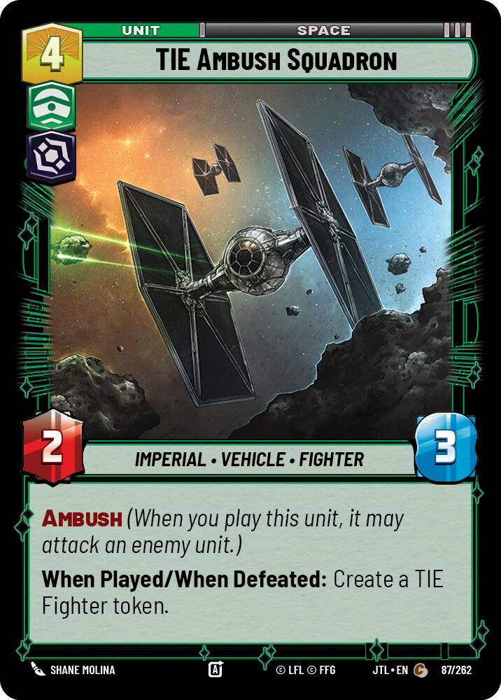 TIE Ambush Squadron (087/262) (087/257) [Jump to Lightspeed] - The Mythic Store | 24h Order Processing