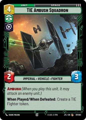 TIE Ambush Squadron (087/262) (087/257) [Jump to Lightspeed] - The Mythic Store | 24h Order Processing