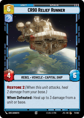 CR90 Relief Runner (071/262) (071/257) [Jump to Lightspeed] - The Mythic Store | 24h Order Processing