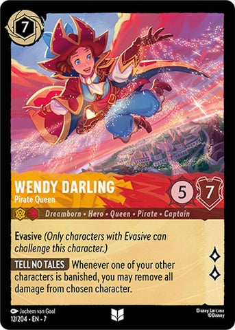 Wendy Darling - Pirate Queen (12/204) [Archazia's Island] - The Mythic Store | 24h Order Processing