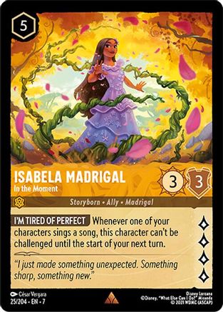 Isabela Madrigal - In the Moment (25/204) [Archazia's Island] - The Mythic Store | 24h Order Processing