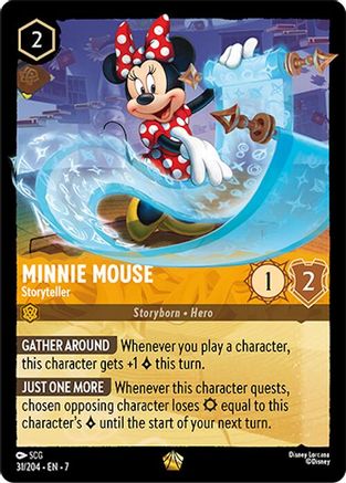 Minnie Mouse - Storyteller (31/204) [Archazia's Island] - The Mythic Store | 24h Order Processing