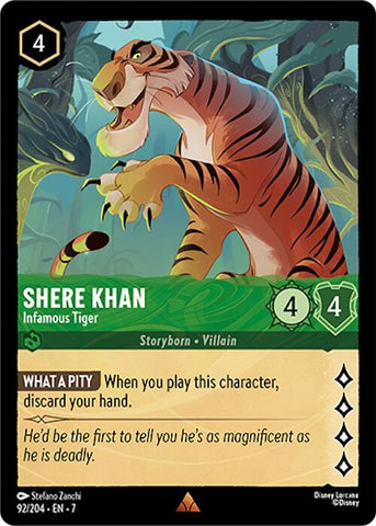 Shere Khan - Infamous Tiger (92/204) [Archazia's Island] - The Mythic Store | 24h Order Processing