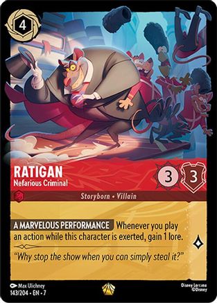 Ratigan - Nefarious Criminal (143/204) [Archazia's Island] - The Mythic Store | 24h Order Processing
