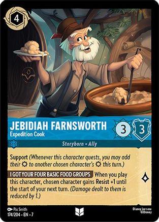 Jebidiah Farnsworth - Expedition Cook (174/204) [Archazia's Island] - The Mythic Store | 24h Order Processing