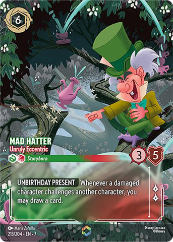 Mad Hatter - Unruly Eccentric (Enchanted) (213/204) [Archazia's Island] - The Mythic Store | 24h Order Processing