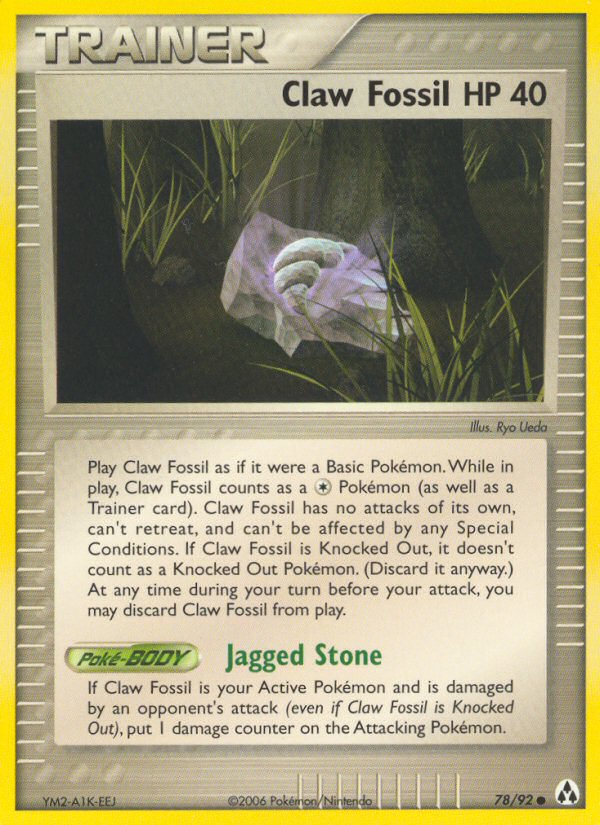 Claw Fossil (78/92) [EX: Legend Maker] - The Mythic Store | 24h Order Processing