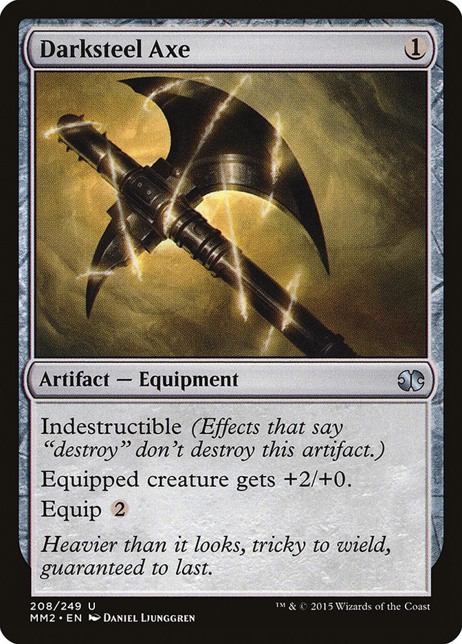 Darksteel Axe [Modern Masters 2015] - The Mythic Store | 24h Order Processing