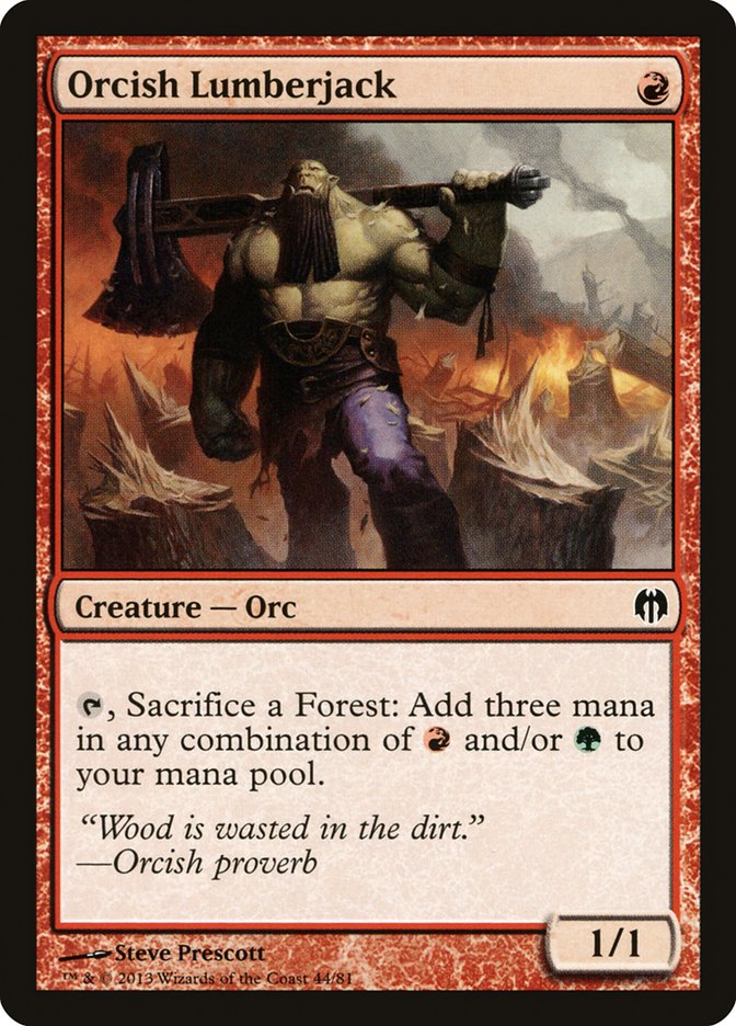 Orcish Lumberjack [Duel Decks: Heroes vs. Monsters] - The Mythic Store | 24h Order Processing