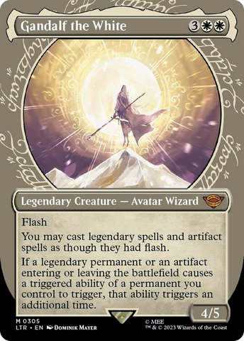 Gandalf the White (Showcase Ring Frame) [The Lord of the Rings: Tales of Middle-Earth] - The Mythic Store | 24h Order Processing