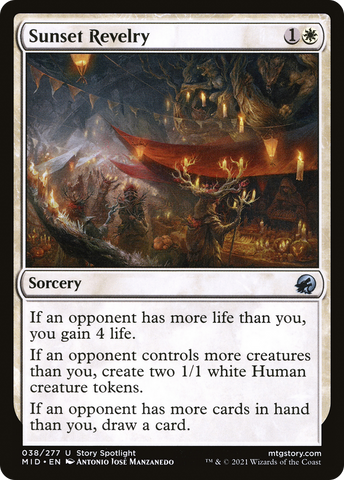 Sunset Revelry [Innistrad: Midnight Hunt] - The Mythic Store | 24h Order Processing