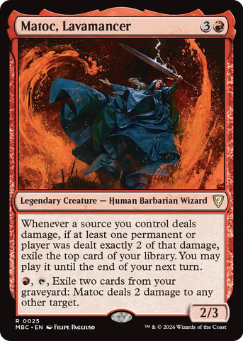 Matoc, Lavamancer [Mystery Booster: Commander Edition] - The Mythic Store | 24h Order Processing