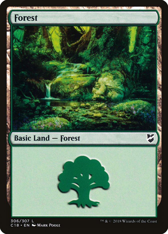 Forest (306) [Commander 2018] - The Mythic Store | 24h Order Processing