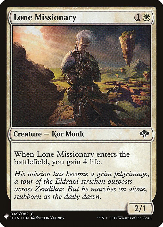 Lone Missionary [Mystery Booster] - The Mythic Store | 24h Order Processing
