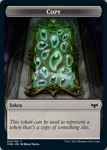 Copy // Boar Double-Sided Token [Innistrad: Crimson Vow Tokens] - The Mythic Store | 24h Order Processing