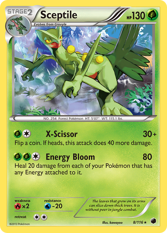 Sceptile (8/116) [Black & White: Plasma Freeze] - The Mythic Store | 24h Order Processing