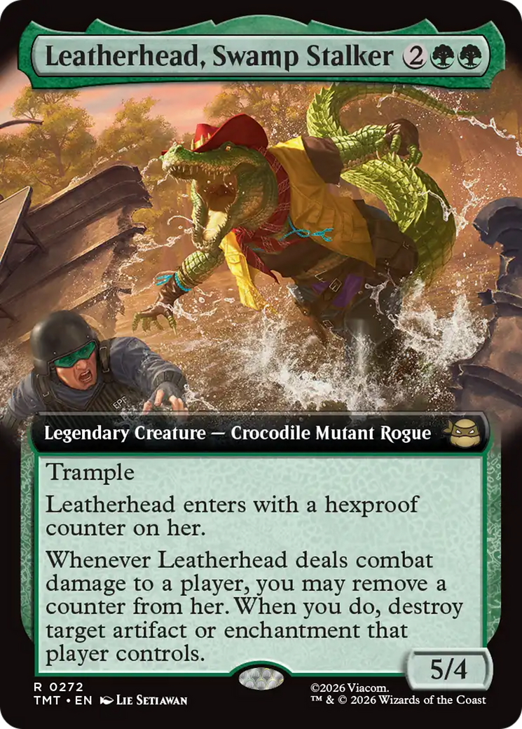 Leatherhead, Swamp Stalker (Extended Art) [Teenage Mutant Ninja Turtles] - The Mythic Store | 24h Order Processing
