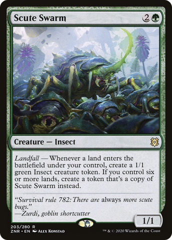 Scute Swarm [Zendikar Rising] - The Mythic Store | 24h Order Processing