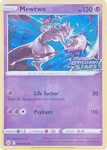Mewtwo (056/172) (Brilliant Stars Stamped) [Sword & Shield: Brilliant Stars] - The Mythic Store | 24h Order Processing