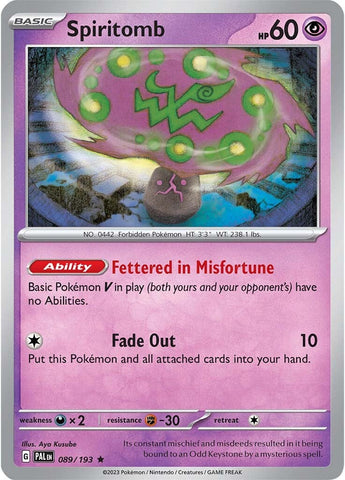 Spiritomb (089/193) [Scarlet & Violet: Paldea Evolved] - The Mythic Store | 24h Order Processing
