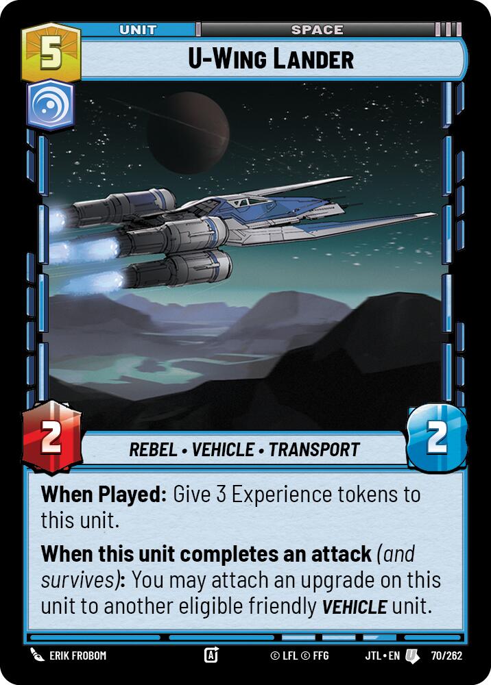 U-Wing Lander (070/262) (070/262) [Jump to Lightspeed] - The Mythic Store | 24h Order Processing