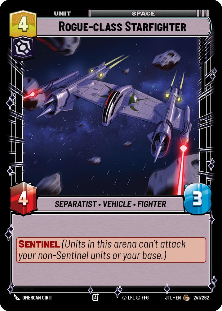 Rogue-class Starfighter (241/262) (241/262) [Jump to Lightspeed] - The Mythic Store | 24h Order Processing