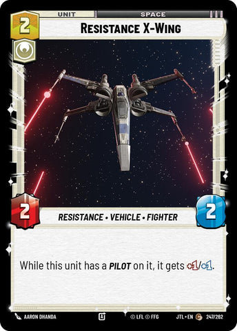 Resistance X-Wing (247/262) (247/262) [Jump to Lightspeed] - The Mythic Store | 24h Order Processing