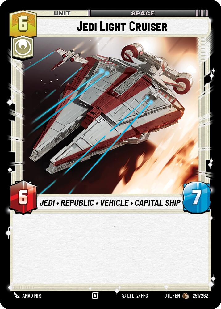 Jedi Light Cruiser (251/262) (251/262) [Jump to Lightspeed] - The Mythic Store | 24h Order Processing