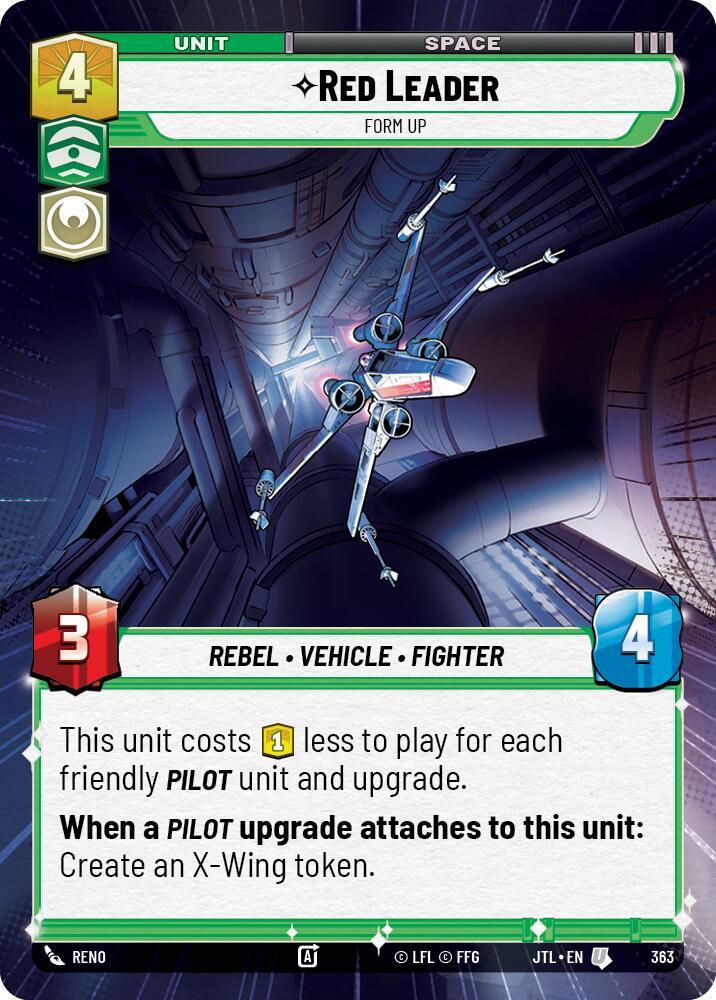 Red Leader - Form Up (363) (Hyperspace) (363) [Jump to Lightspeed] - The Mythic Store | 24h Order Processing