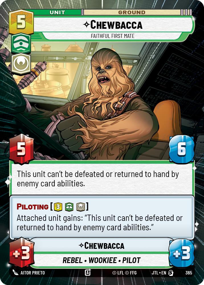 Chewbacca - Faithful First Mate (365) (Hyperspace) (365) [Jump to Lightspeed] - The Mythic Store | 24h Order Processing