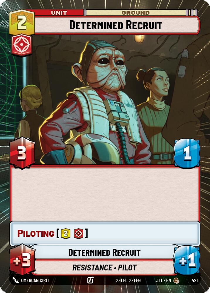 Determined Recruit (421) (Hyperspace) (421) [Jump to Lightspeed] - The Mythic Store | 24h Order Processing
