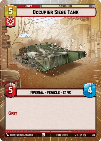Occupier Siege Tank (429) (Hyperspace) (429) [Jump to Lightspeed] - The Mythic Store | 24h Order Processing