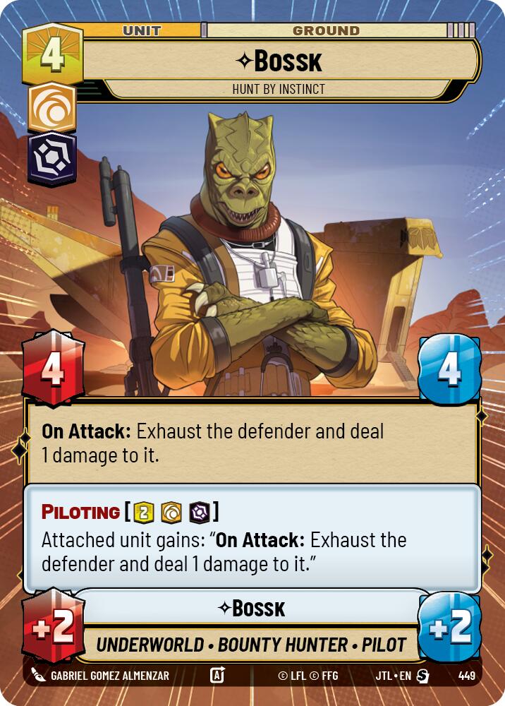Bossk - Hunt By Instinct (449) (Hyperspace) (449) [Jump to Lightspeed] - The Mythic Store | 24h Order Processing