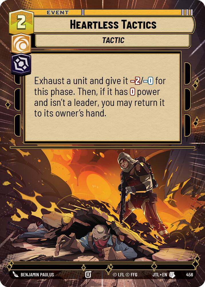 Heartless Tactics (456) (Hyperspace) (456) [Jump to Lightspeed] - The Mythic Store | 24h Order Processing