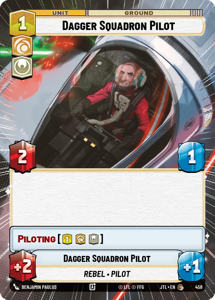Dagger Squadron Pilot (458) (Hyperspace) (458) [Jump to Lightspeed] - The Mythic Store | 24h Order Processing