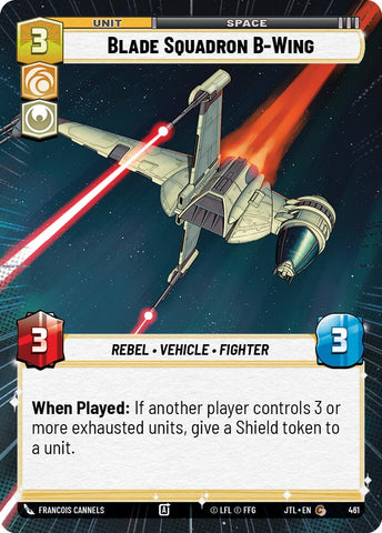 Blade Squadron B-Wing (461) (Hyperspace) (461) [Jump to Lightspeed] - The Mythic Store | 24h Order Processing