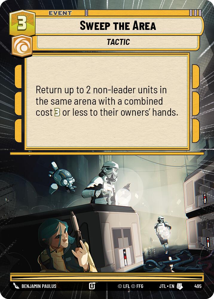 Sweep the Area (495) (Hyperspace) (495) [Jump to Lightspeed] - The Mythic Store | 24h Order Processing