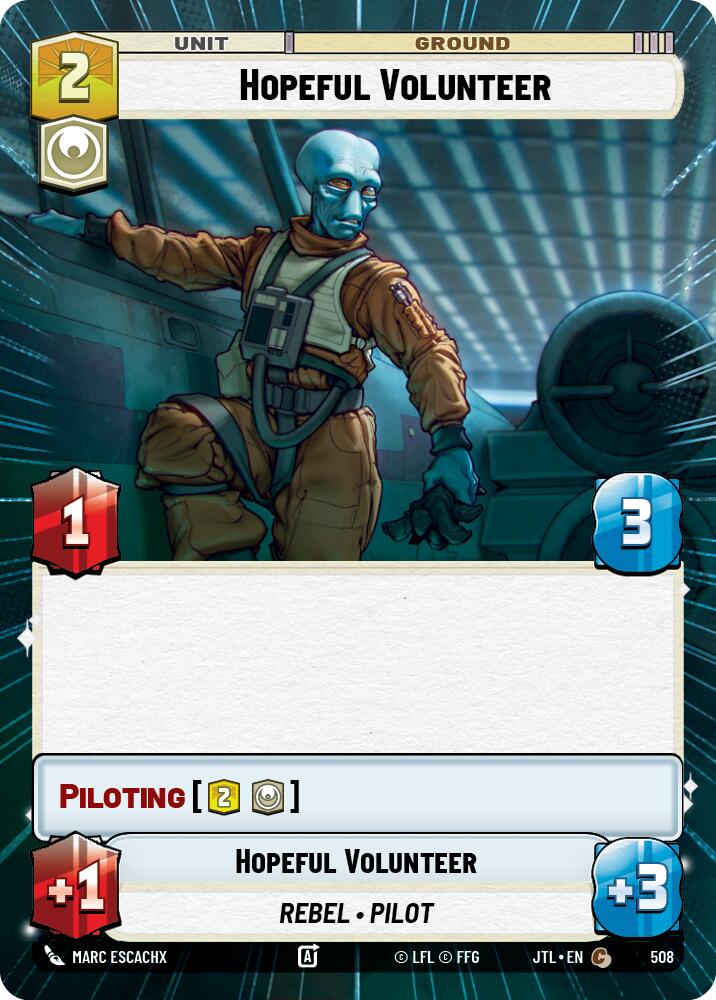 Hopeful Volunteer (508) (Hyperspace) (508) [Jump to Lightspeed] - The Mythic Store | 24h Order Processing