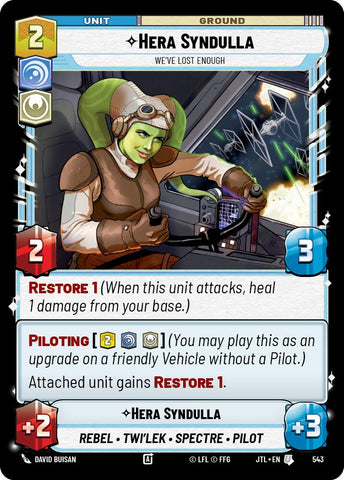 Hera Syndulla - We've Lost Enough (543) (543) [Jump to Lightspeed] - The Mythic Store | 24h Order Processing