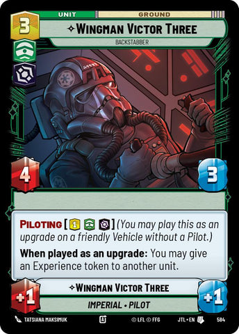 Wingman Victor Three - Backstabber (584) (584) [Jump to Lightspeed] - The Mythic Store | 24h Order Processing
