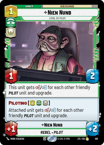 Nien Nunb - Loyal Co-Pilot (591) (591) [Jump to Lightspeed] - The Mythic Store | 24h Order Processing