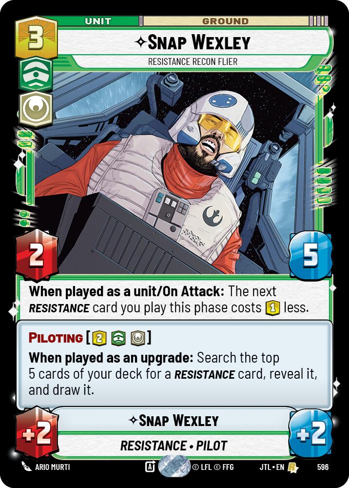 Snap Wexley - Resistance Recon Flier (596) (596) [Jump to Lightspeed] - The Mythic Store | 24h Order Processing