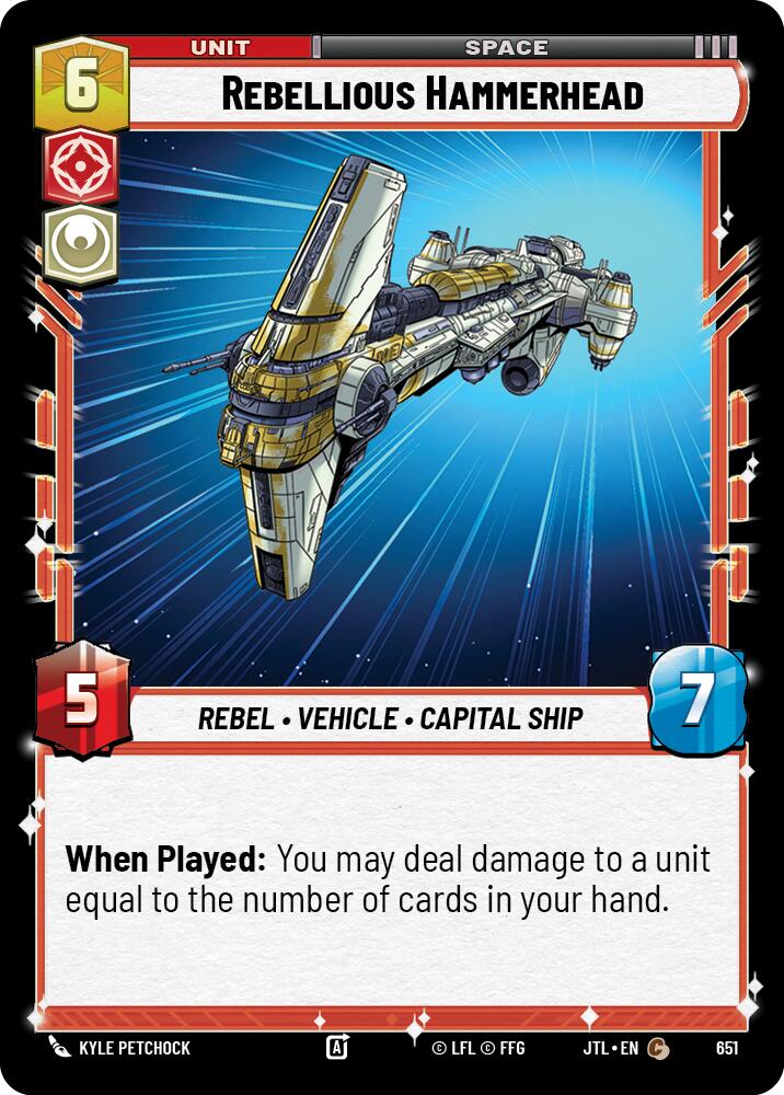 Rebellious Hammerhead (651) (651) [Jump to Lightspeed] - The Mythic Store | 24h Order Processing