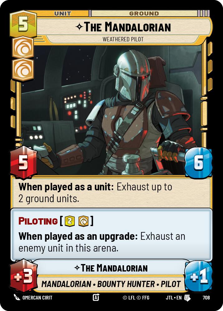 The Mandalorian - Weathered Pilot (708) (708) [Jump to Lightspeed] - The Mythic Store | 24h Order Processing