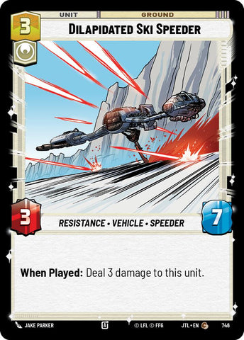 Dilapidated Ski Speeder (746) (746) [Jump to Lightspeed] - The Mythic Store | 24h Order Processing